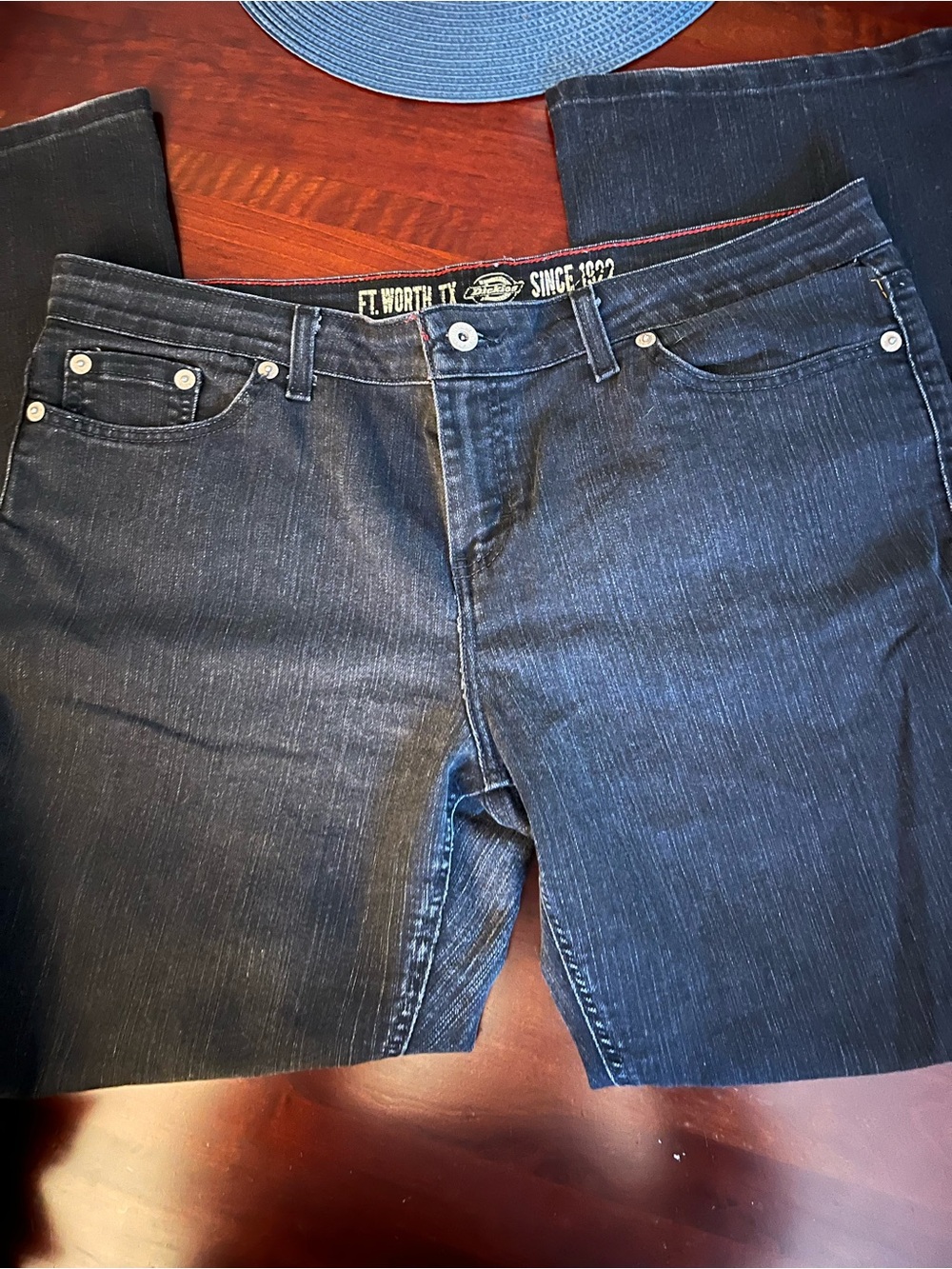 Dickies Black Straight Leg Women's Jeans tall
